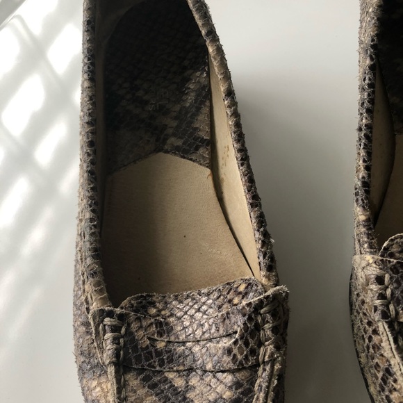 Michael Kors snake print  loafers - Picture 3 of 5